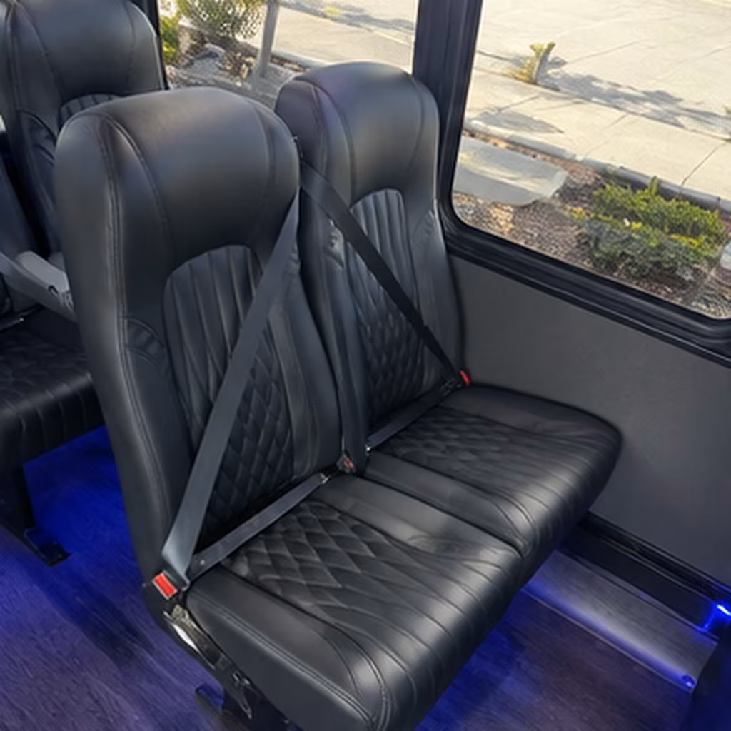 15-35 Passenger Minibus Inside