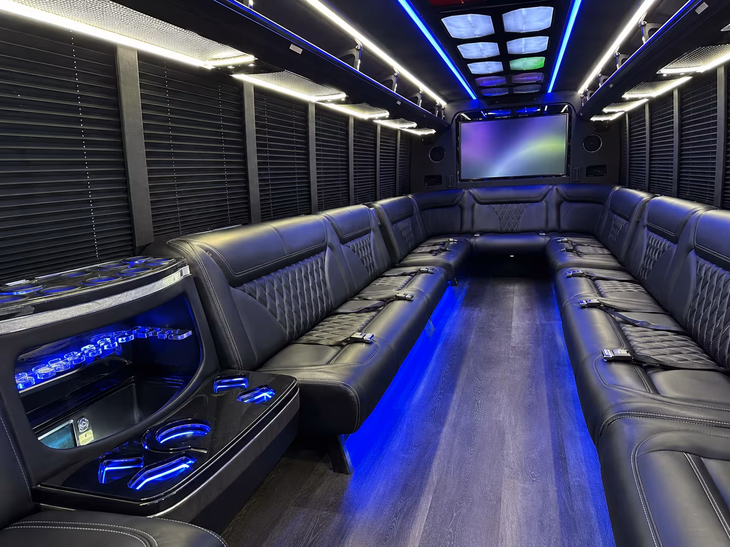Philadelphia Bachelor & Bachelorette Transportation party bus exterior