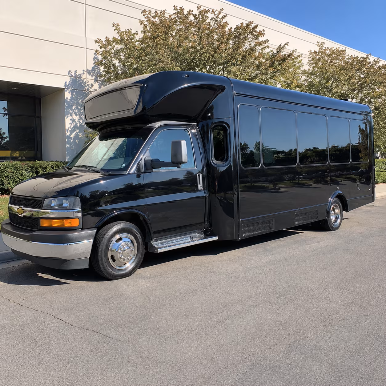Philadelphia Birthday, Sweet 16, & Quinceañera Transportation party bus exterior