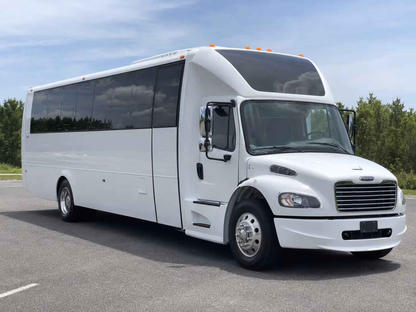 Philadelphia Private Event Transportation party bus exterior