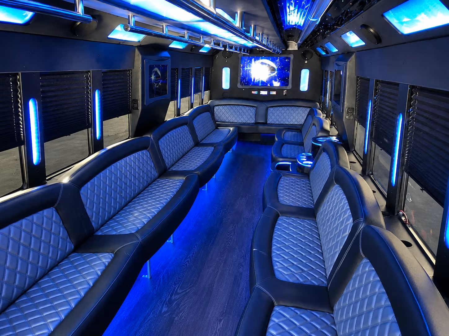 Philadelphia Prom & Homecoming Transportation party bus exterior
