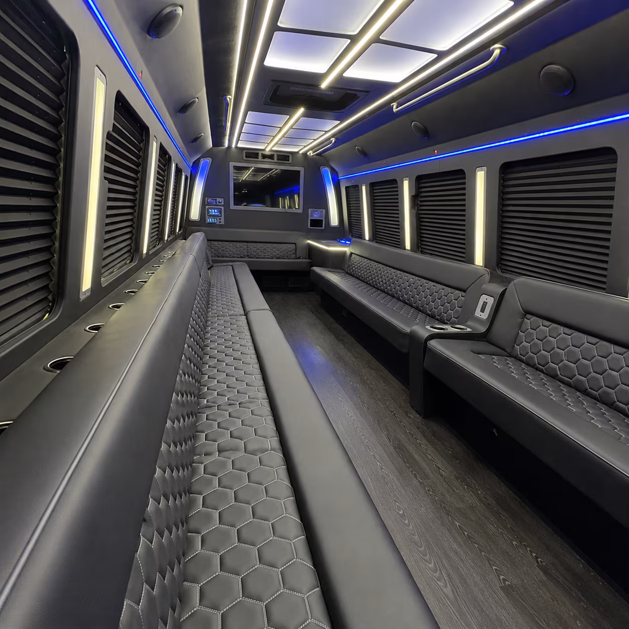 Philadelphia Prom & Homecoming Transportation party bus exterior