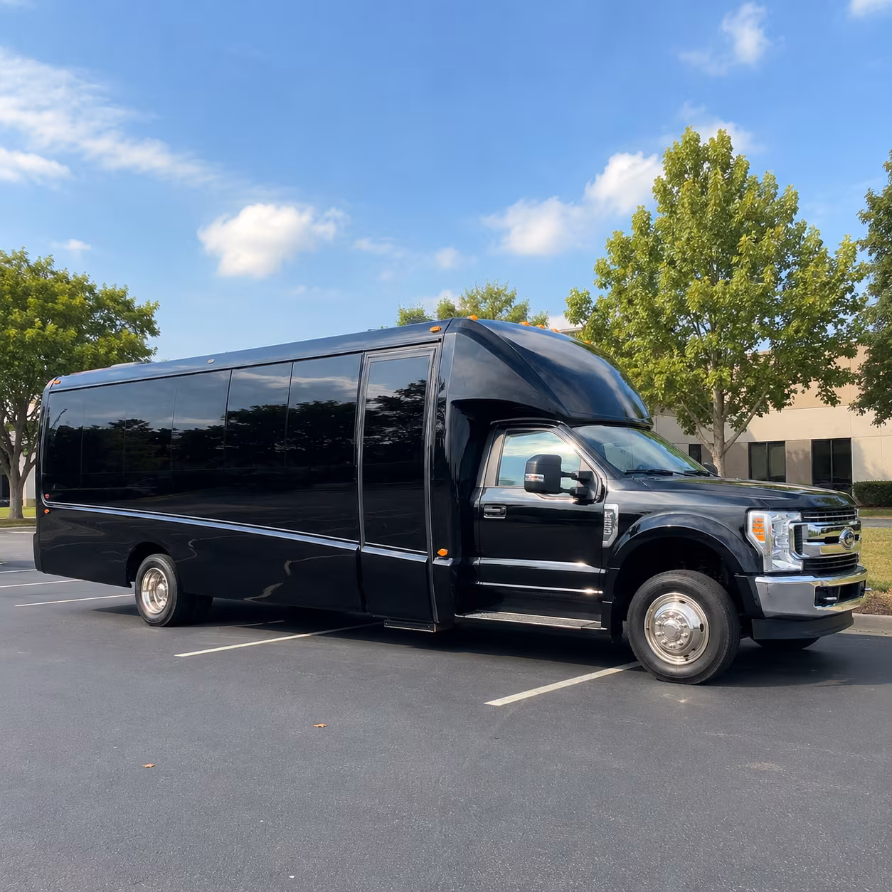 Philadelphia School Event Transportation party bus exterior