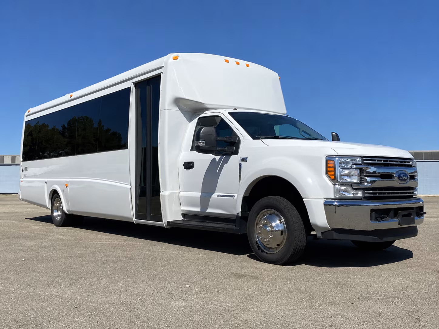 Philadelphia School Event Transportation party bus exterior