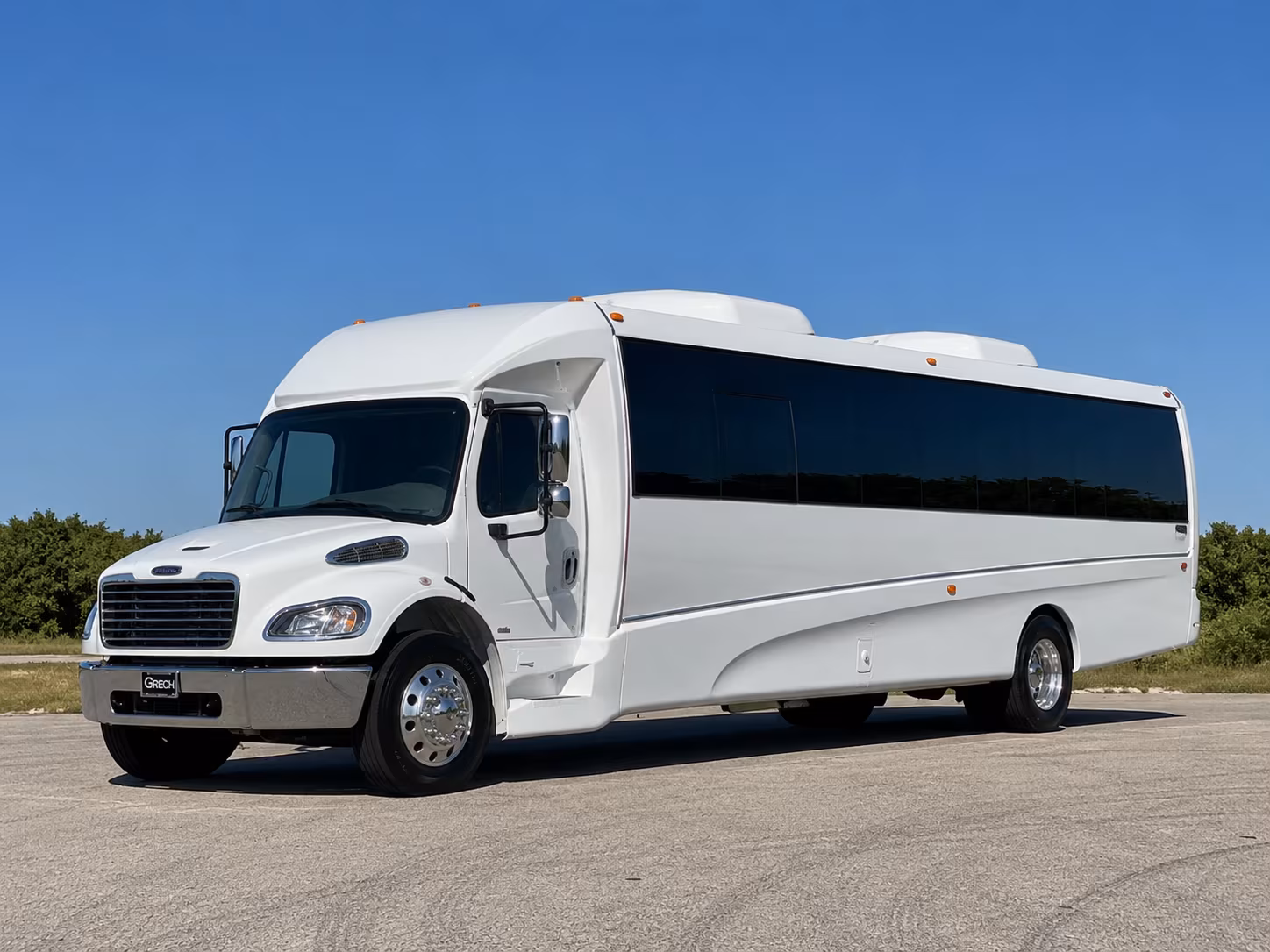Philadelphia Wedding Transportation party bus exterior