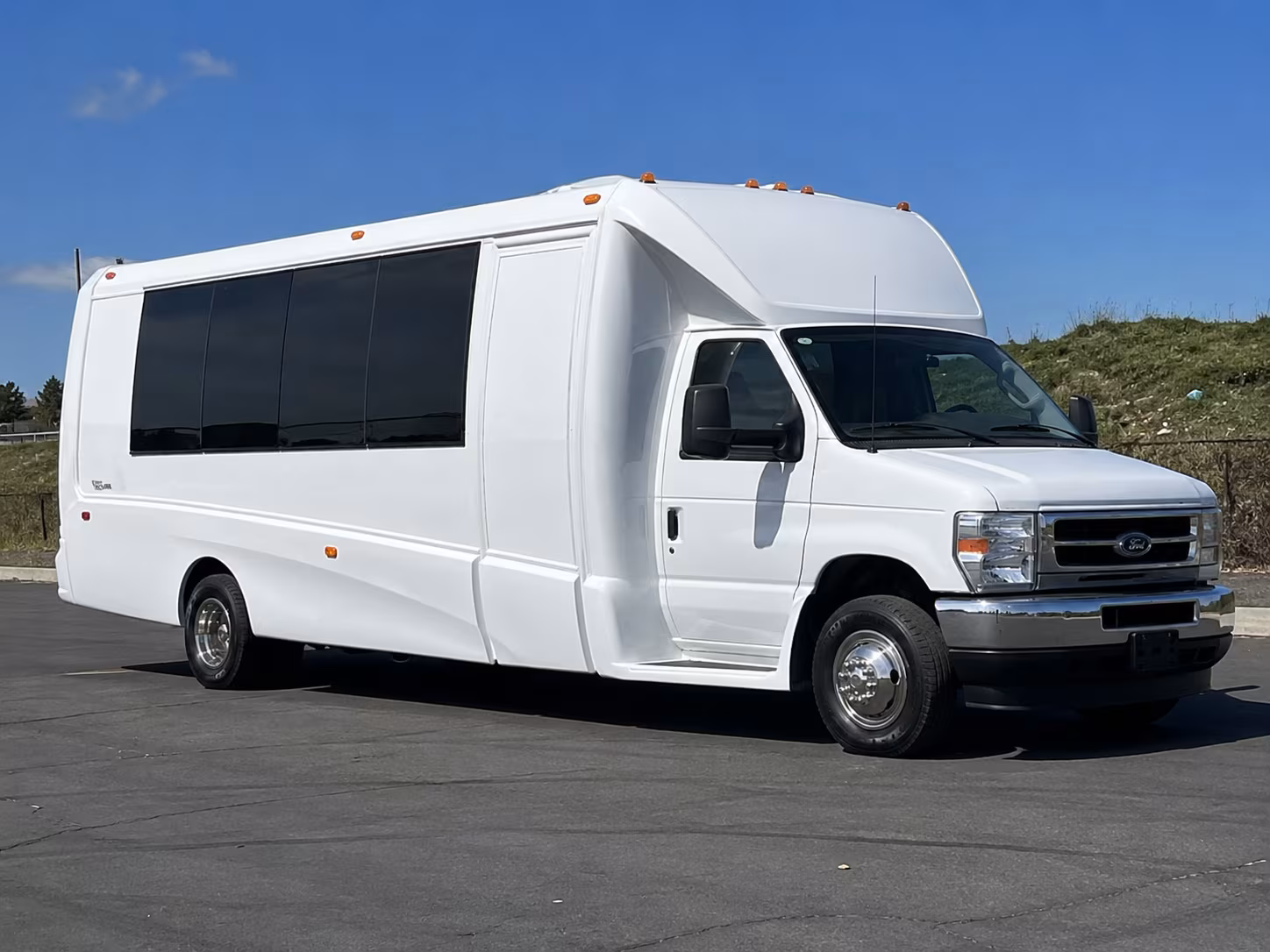 Philadelphia Wedding Transportation party bus exterior