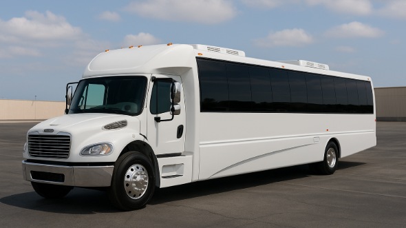 Exterior of Charter Bus Company Lower Merion's 25 Passenger Party Bus in Lower Merion