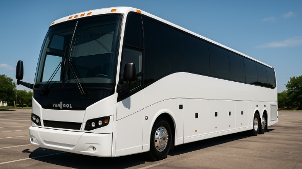 Exterior of Charter Bus Company Bensalem's 40 Passenger Party Bus in Bensalem