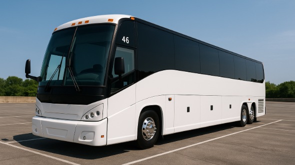 Exterior of Charter Bus Company Bristol's 40 Passenger Party Bus in Bristol
