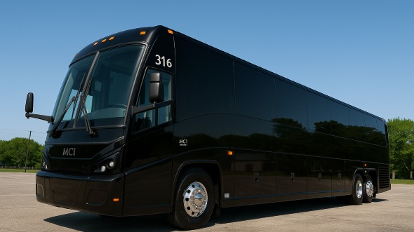 Exterior of Charter Bus Company Haverford's 40 Passenger Party Bus in Haverford