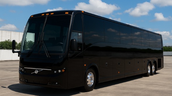 Exterior of Charter Bus Company Philadelphia's 44 Passenger Charter Bus in Philadelphia