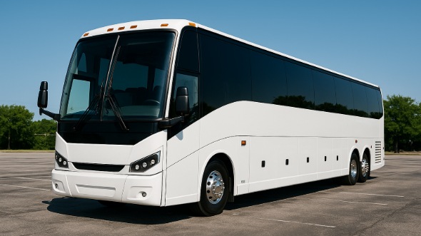 Exterior of Charter Bus Company Philadelphia's 45 Passenger Charter Bus in Philadelphia