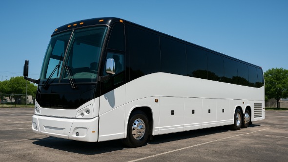 Exterior of Charter Bus Company Lower Merion's 50 Passenger Party Bus in Lower Merion
