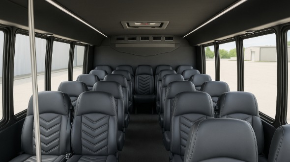 25 passenger minibus interior